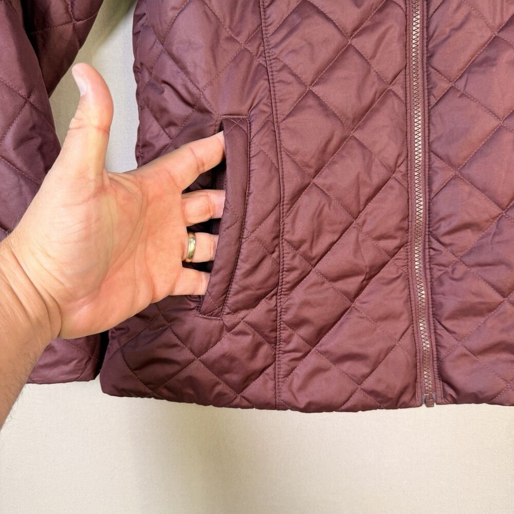 Columbia Women’s Copper Crest II Hooded Jacket X-Large Purple/Maroon - Picture 10 of 14